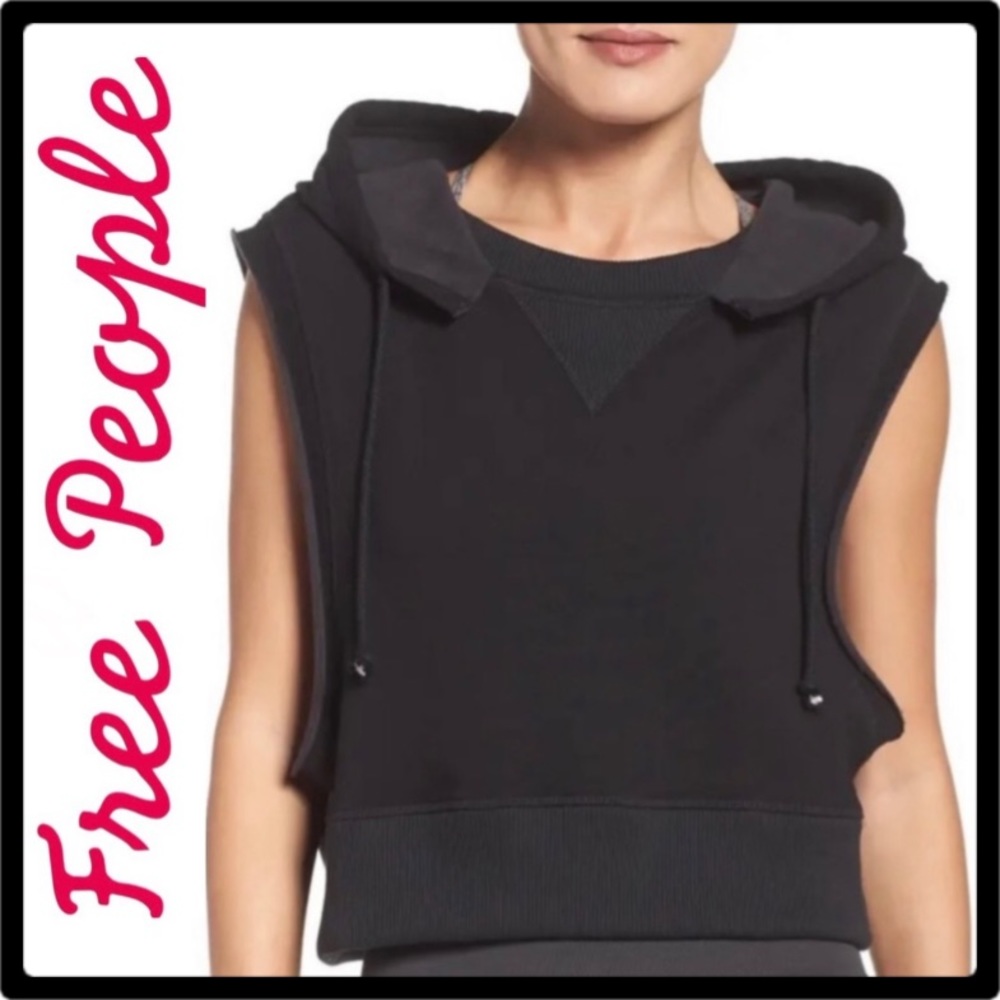 ❤️❤️Free People Movement Whitewater Hoodie Med BLK❤️